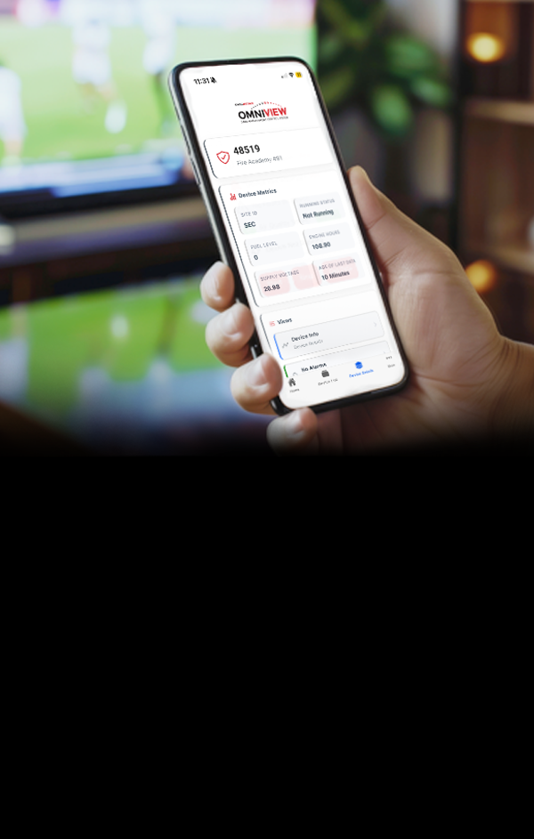 OmniView App Unit Screen